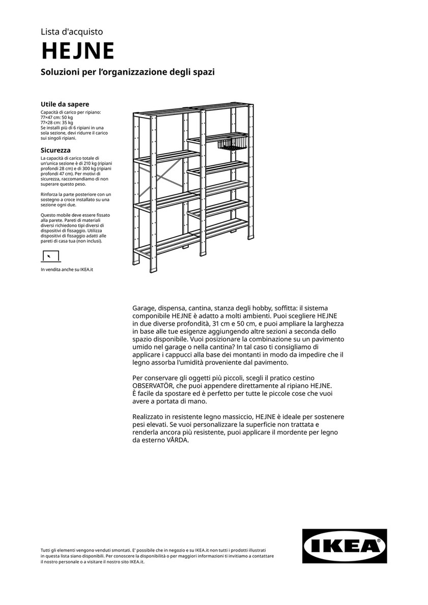 IKEA Italy (Italian) - HFB02_HEJNE_IT_BG_FY24 - Pagina 1