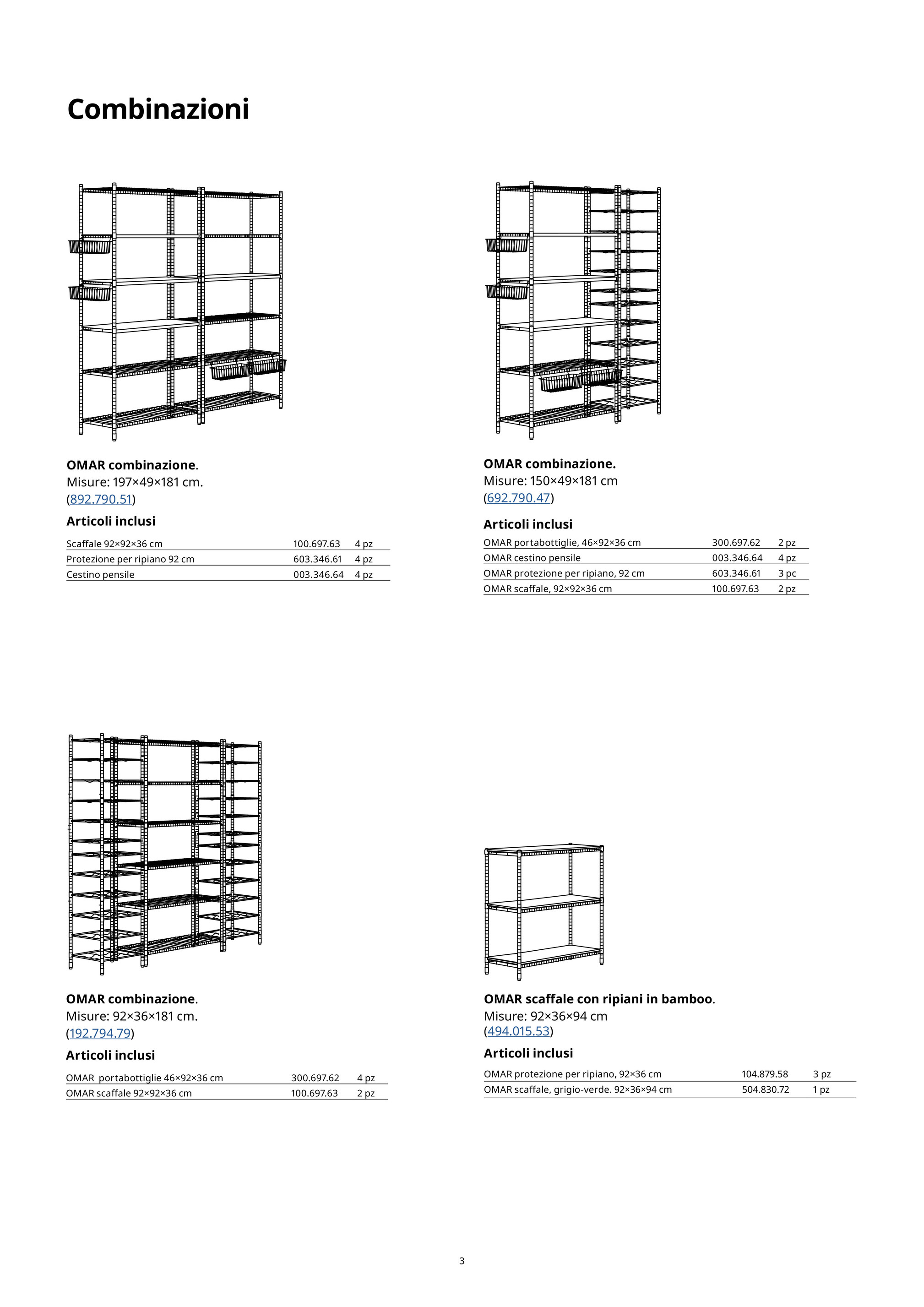 OMAR scaffale con bastone appendiabiti, con 1 ripiano/galvanizzato,  186x50x201 cm - IKEA Italia